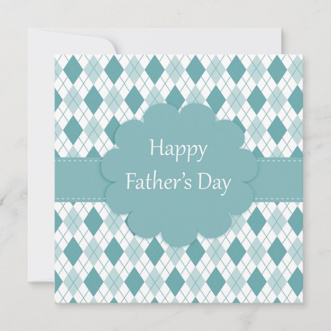 Cartão De Festividades Dia de os pais Feliz (Frente)