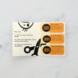 Cartão De Festividades Dia de Papai: Saudações do Dia dos Pais com Cupons