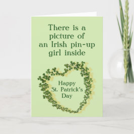 Cartão De Festividades Dia de Santa Rua Engraçado