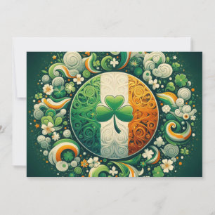 Cartão De Festividades Dia de São Patrício Irlandês/Irlanda 