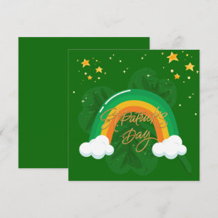 Cartão De Festividades Dia de São Patrício Verde