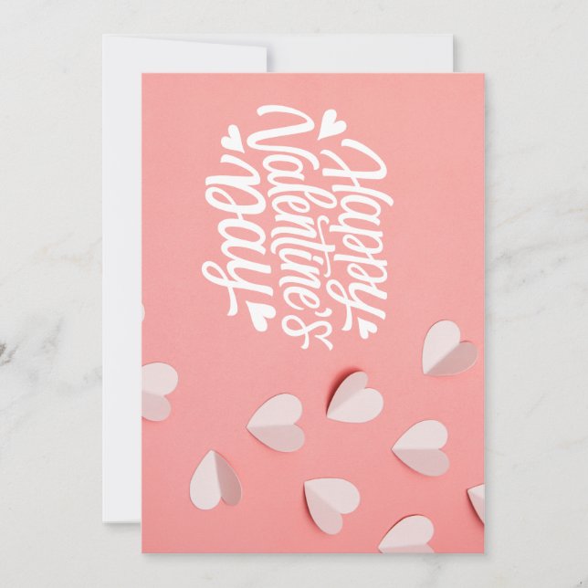 Cartão De Festividades Dia de São Valentão de Amor (Frente)