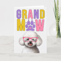 Dia dos Avós GrandMAW Bichon Frise GrandDOG