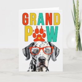 Cartão De Festividades Dia dos Avós GrandPAW Dalmacianos