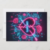 Dia dos Namorados Amor Magoa Neon Coração