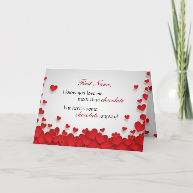 Cartão De Festividades Dia dos namorados engraçado dos amantes do (Frente)