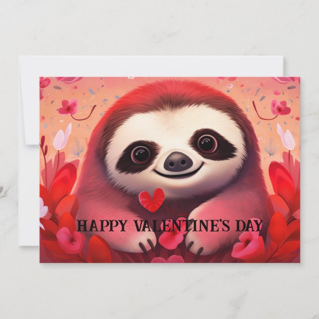 Cartão De Festividades Dia dos Namorados Fofo e Divertido para Crianças # (Frente)