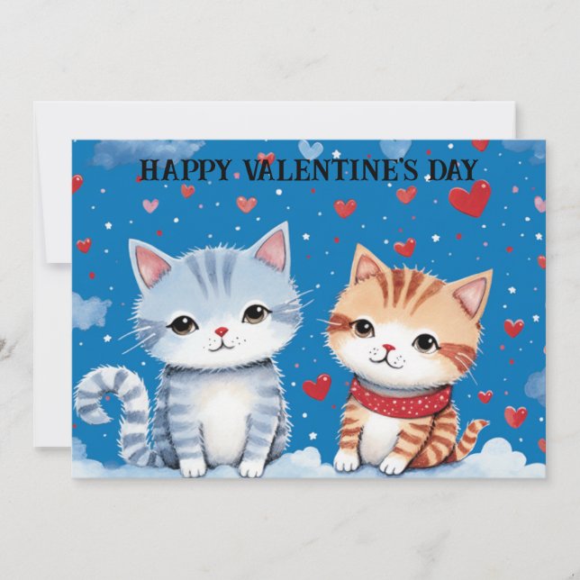 Cartão De Festividades Dia dos Namorados Fofo e Divertido para Crianças # (Frente)