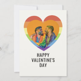 Cartão De Festividades Dia dos Namorados LGBT Personalizado Elegante Cora