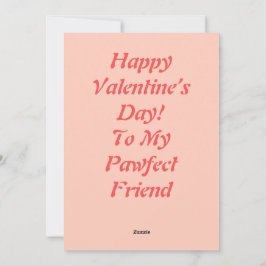 Cartão De Festividades Dia dos Namorados Personalizável Imprimível Puppy 