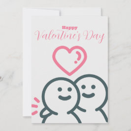 Cartão De Festividades Dia dos Namorados Roundhead