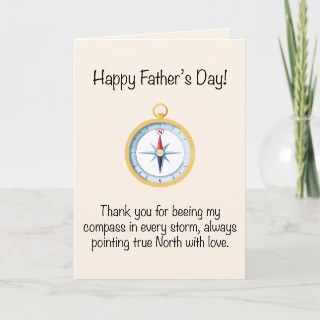 Cartão De Festividades Dia dos Pais Atencioso (Frente)