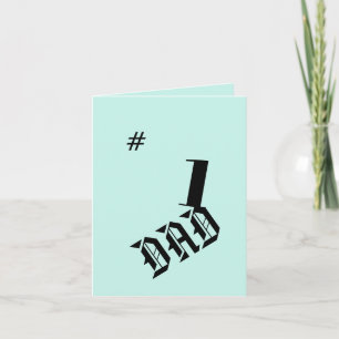 Cartão De Festividades Dia dos Pais G Card: # 1 Pai