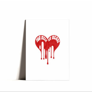 Cartão De Festividades Dia Mínimo de Punny Happy Valentines
