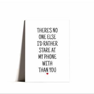 Cartão De Festividades Dia Mínimo de Punny Happy Valentines