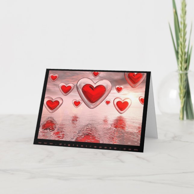 Cartão De Festividades Dias de os namorados (Frente)