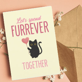 Cartão De Festividades Dias de os namorados de Gatos Gestis Personalizado
