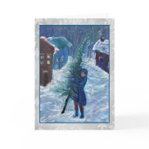 Dicken's Tale Art Christmas Card