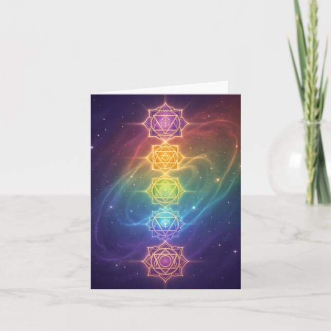 Cartão De Festividades Die 7 Chakren´11 (Frente)