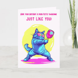 Cartão De Festividades Dink Like a Cat