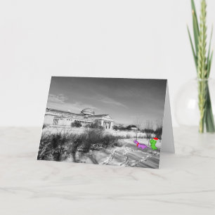 Cartão De Festividades Dinosaurs at Museum of Science & Industry, Chicago