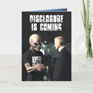 Cartão De Festividades Disclosure Is Coming  Birthday V1