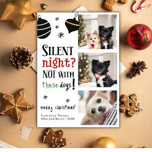 Cartão De Festividades Diversão Cachorro Malandro Pet 3 Foto Natal