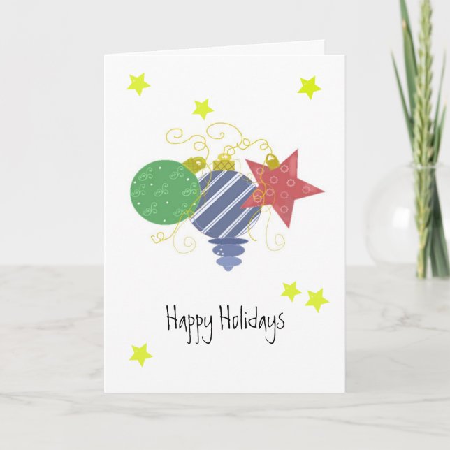 Cartão De Festividades Diversão de Férias (Frente)