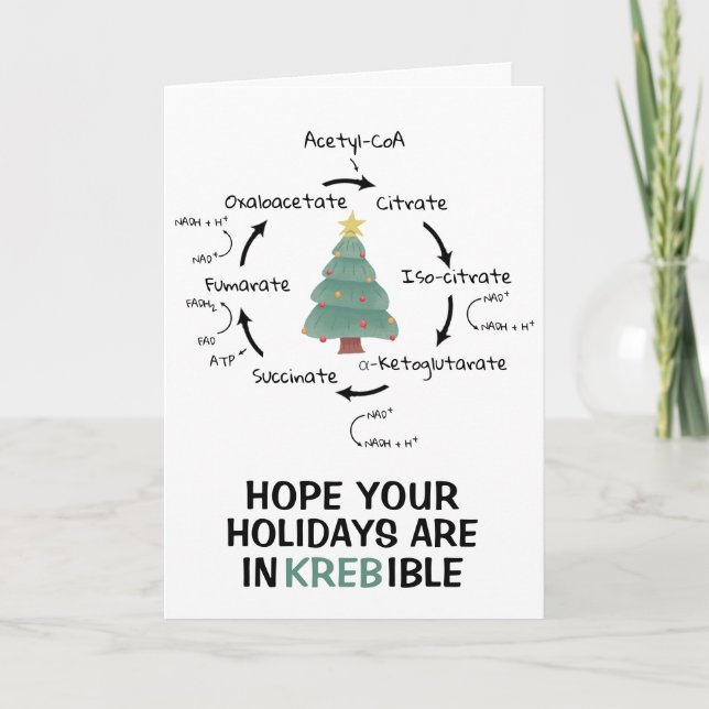 Cartão De Festividades Diversão de Professores do Ciclo de Biologia Cient (Frente)