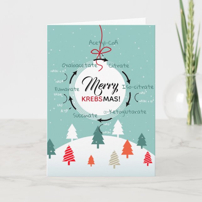 Cartão De Festividades Diversão de Professores do Ciclo de Biologia Cient (Frente)