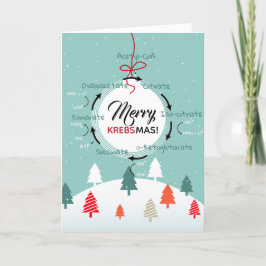 Cartão De Festividades Diversão de Professores do Ciclo de Biologia Cient