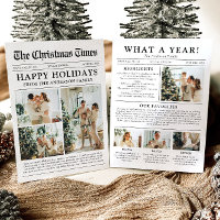 Diversão Única do Jornal Que Foto De Natal De Um A