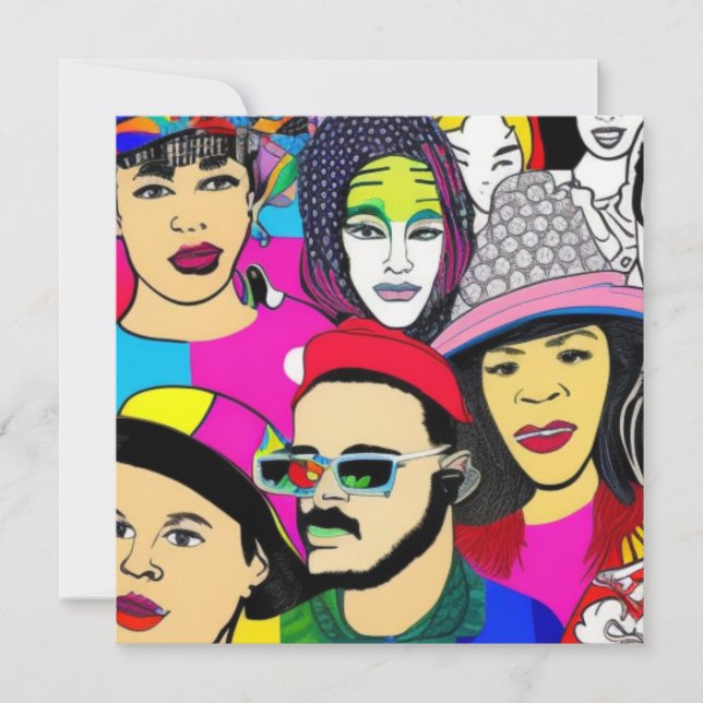 Cartão De Festividades Diversidade é Diversão (Frente)