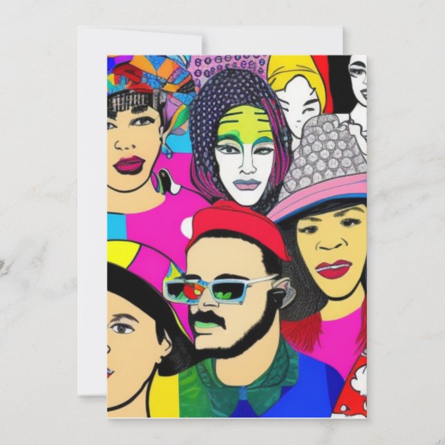 Cartão De Festividades Diversidade é Diversão (Frente)