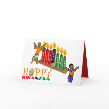 Divertido e feliz KWANZAA 7 Princípios personaliza