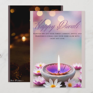 Cartão De Festividades Diwali