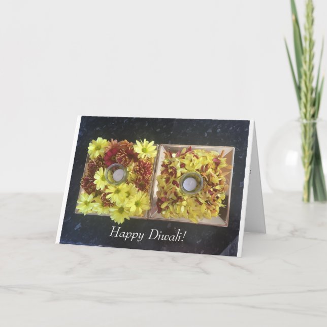 Cartão De Festividades Diwali Card (Frente)