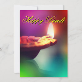 Cartão De Festividades Diwali Holiday Card
