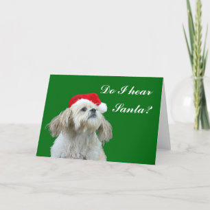 Cartão De Festividades Do I hear Santa?