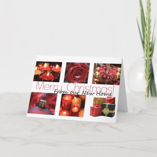 Cartão De Festividades Do nosso novo Natal Feliz (Frente)