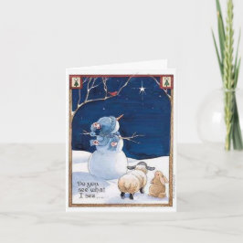 Cartão De Festividades Do You See What I See - Christmas Card