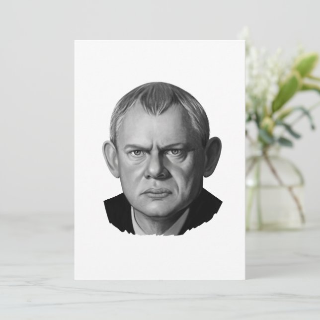 Cartão De Festividades Doc Martin (Em pé/Frente)