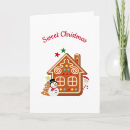 Cartão De Festividades Doce Natal