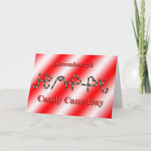 Cartão De Festividades Doces bastão dia ~ o 26 de dezembro