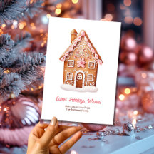 Doces Desejos de Férias Casa de Biscoito de Natal 