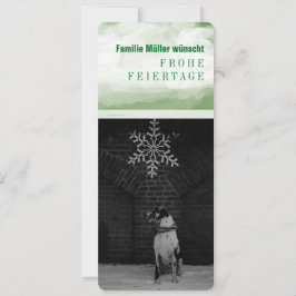 Cartão De Festividades Doggen Weihnachtskarten mit viel Text