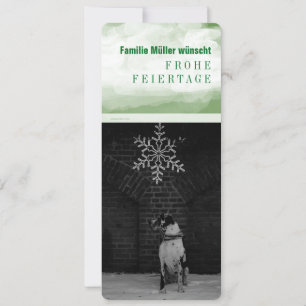 Cartão De Festividades Doggen Weihnachtskarten mit viel Text