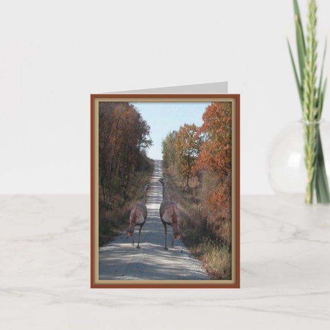Cartão De Festividades Dois Perus (Frente)