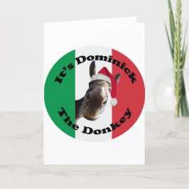 Cartão De Festividades dominick o burro