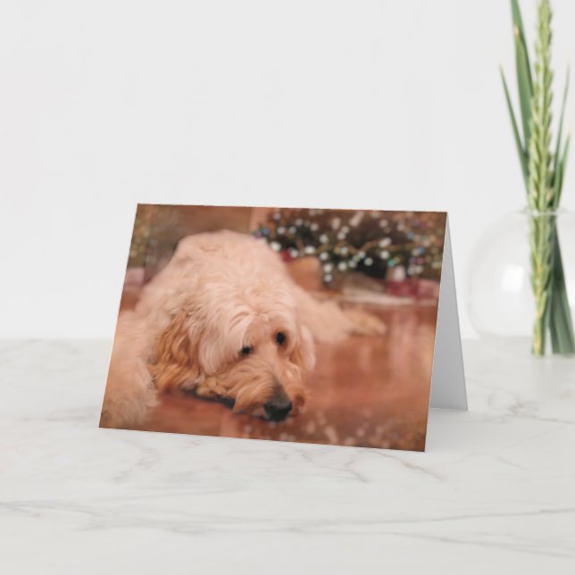 Cartão De Festividades Doodle Christmas card (Frente)